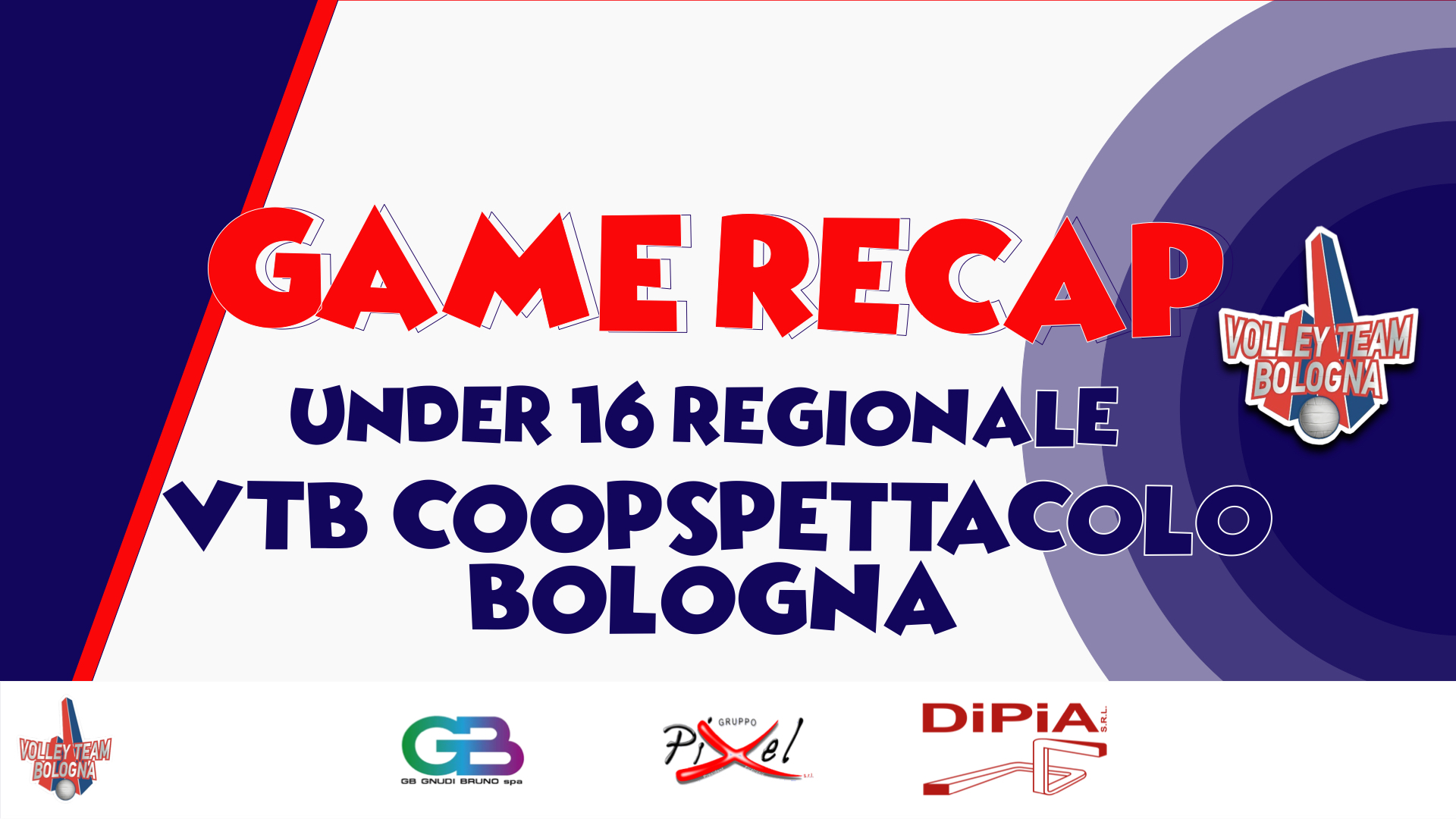 GAME RECAP UNDER 16 COOPSPETTACOLO – MOMA ANDERLINI MO