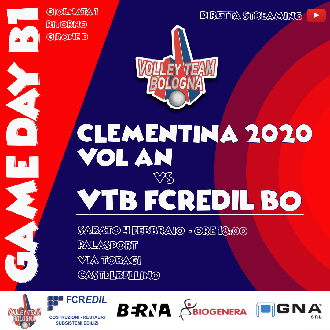 GAME DAY B1 – CLEMENTINA 2020 VOL AN