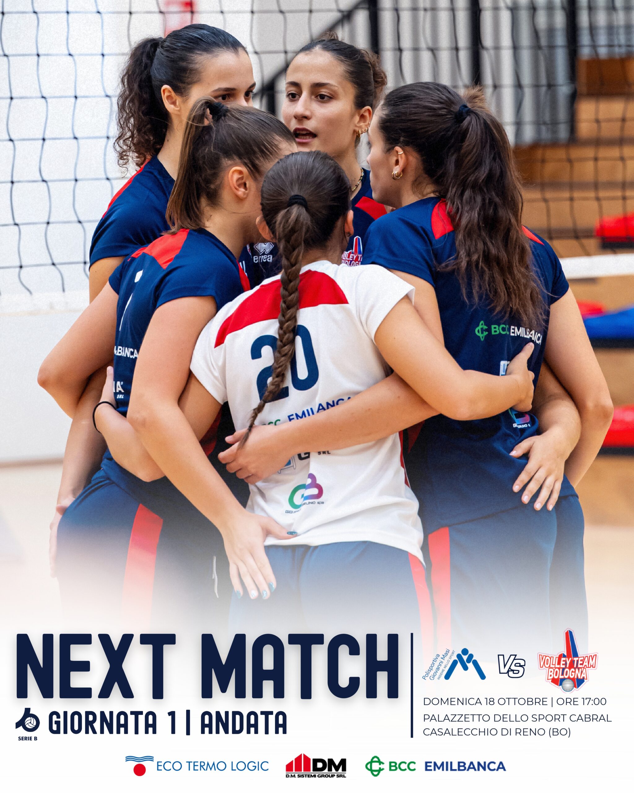 NEXT MATCH | GIORNATA 1 | ANDATA