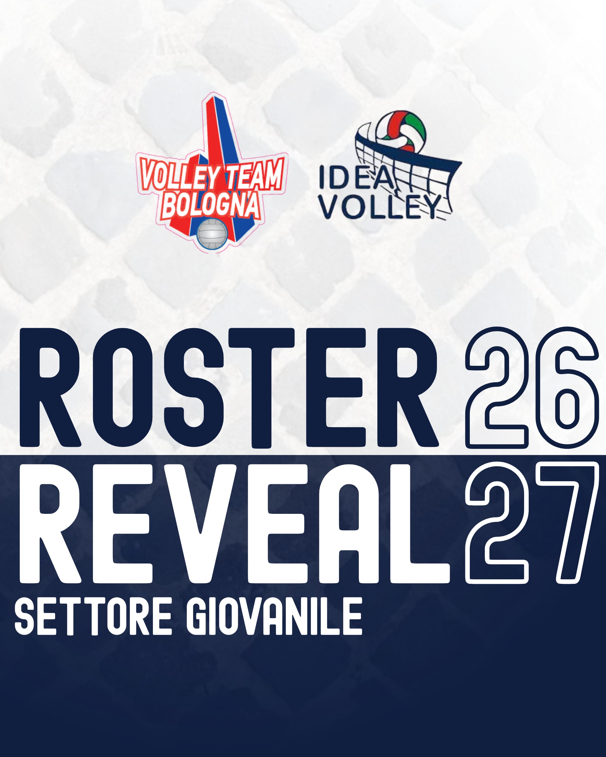 Roster Settore giovanile – stagione 2627